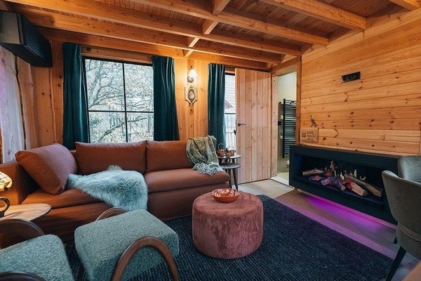 boomhut overnachten Durbuy vakantiehuis glamping