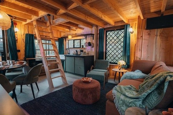 boomhut overnachten Durbuy vakantiehuis glamping