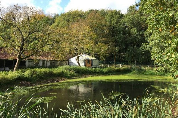 uniek overnachten yurt belgie glamping