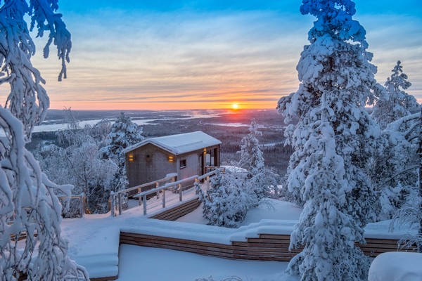 winter vakantie Lapland Nordic noorderlicht