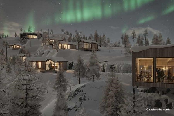 winter vakantie Lapland Nordic noorderlicht