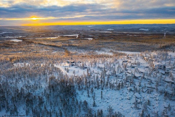 winter vakantie Lapland Nordic noorderlicht